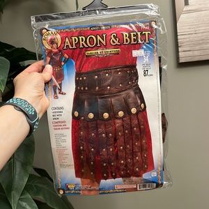 Apron & Belt Roman Gladiator 2016 Halloween Costumes Adult Size Up 34 Belt Size
